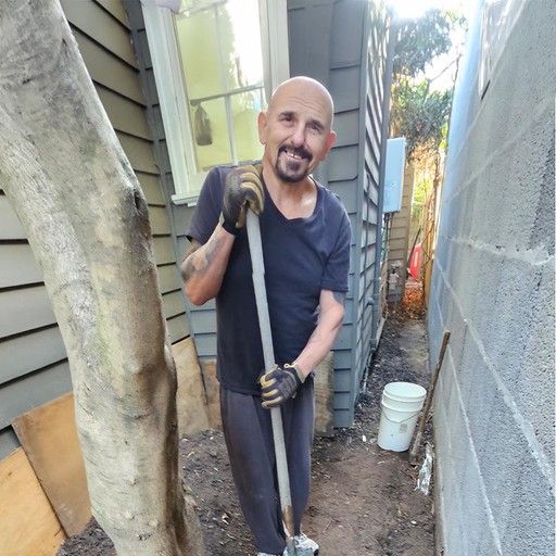 John Di Vecchio on-site preparation
